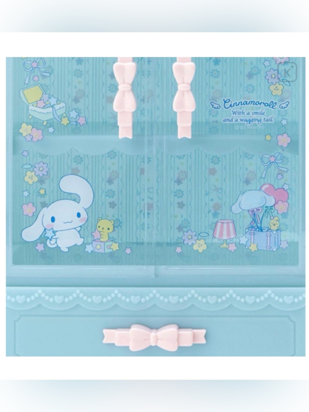 Sanrio Cinnamoroll Display Shelf Accessory Box Case cabinet Kawaii Japan - Picture 4 of 9